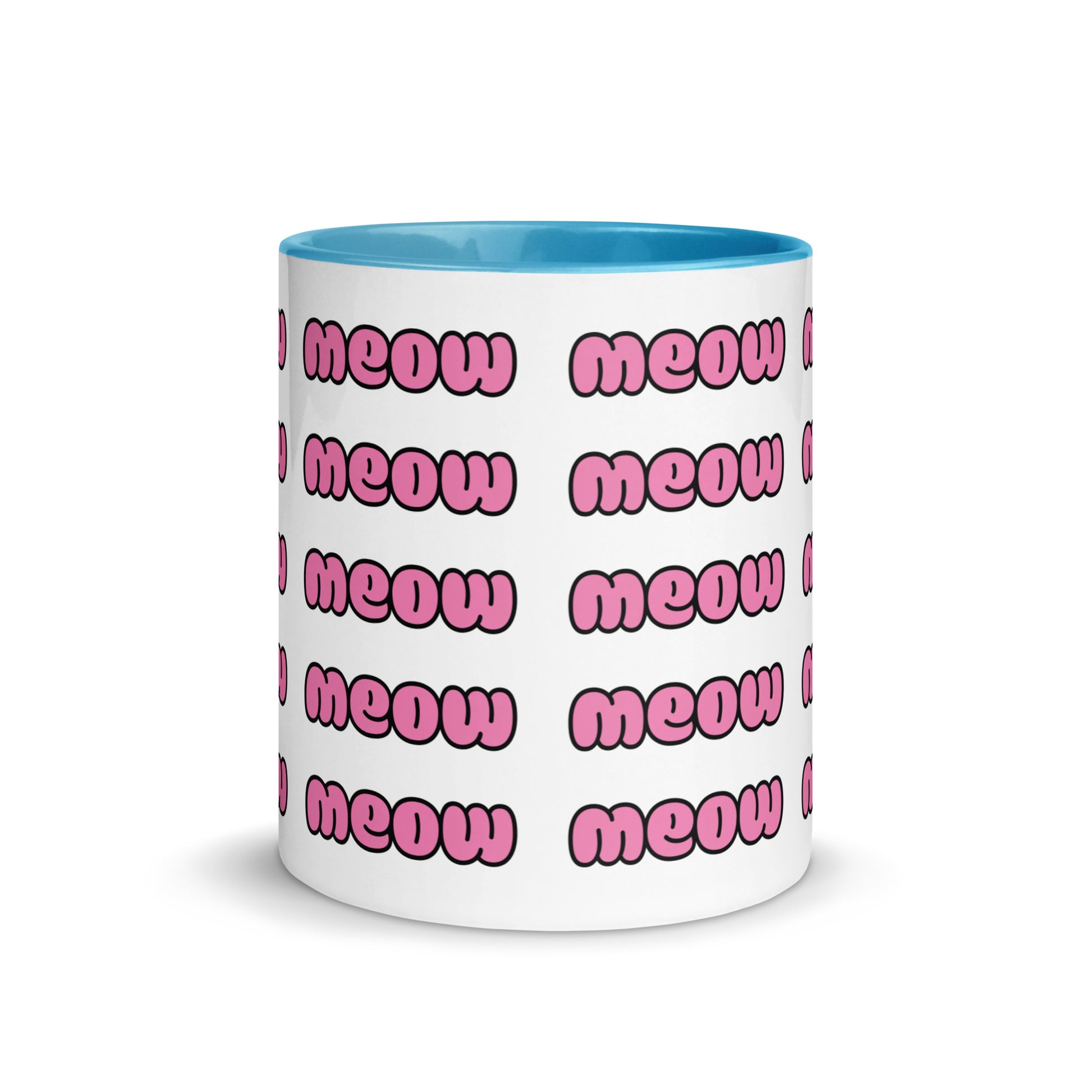 Product mockup meow mug front view