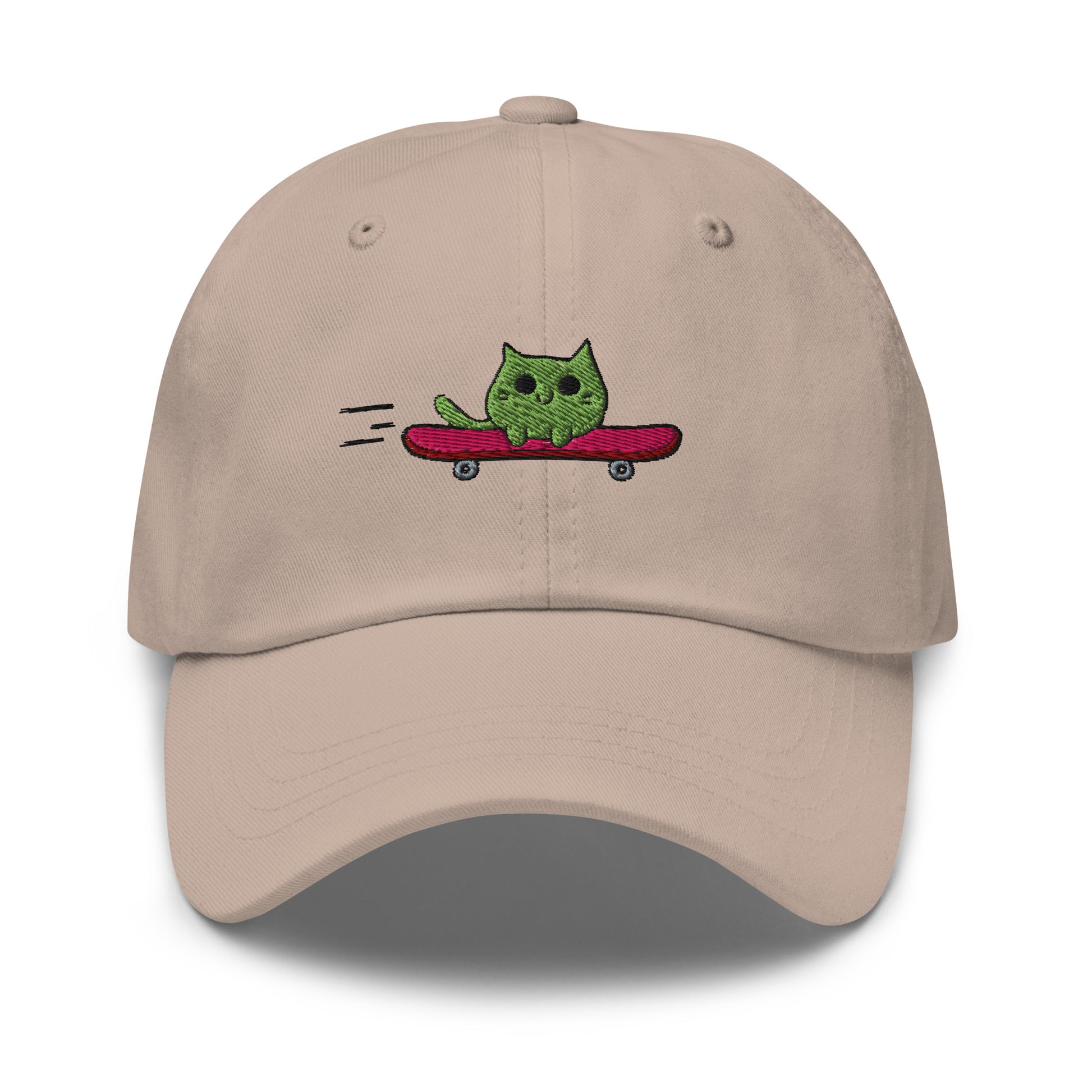 Product mockup skateboard cat hat 1