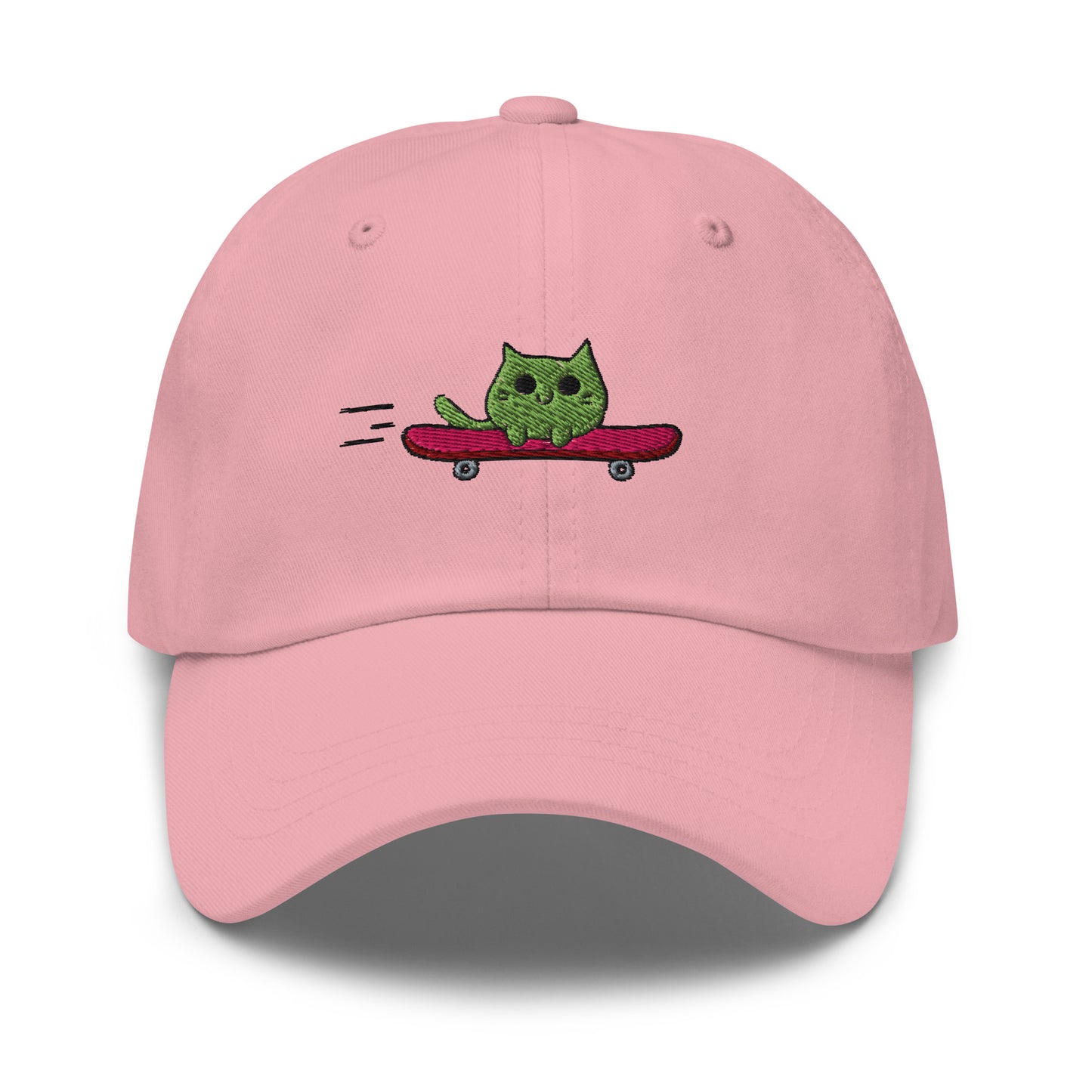 Product mockup skateboard_cat_hat_1 pink