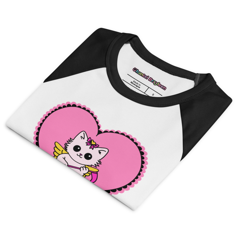 cupid kitty baby tee - cute & unbothered